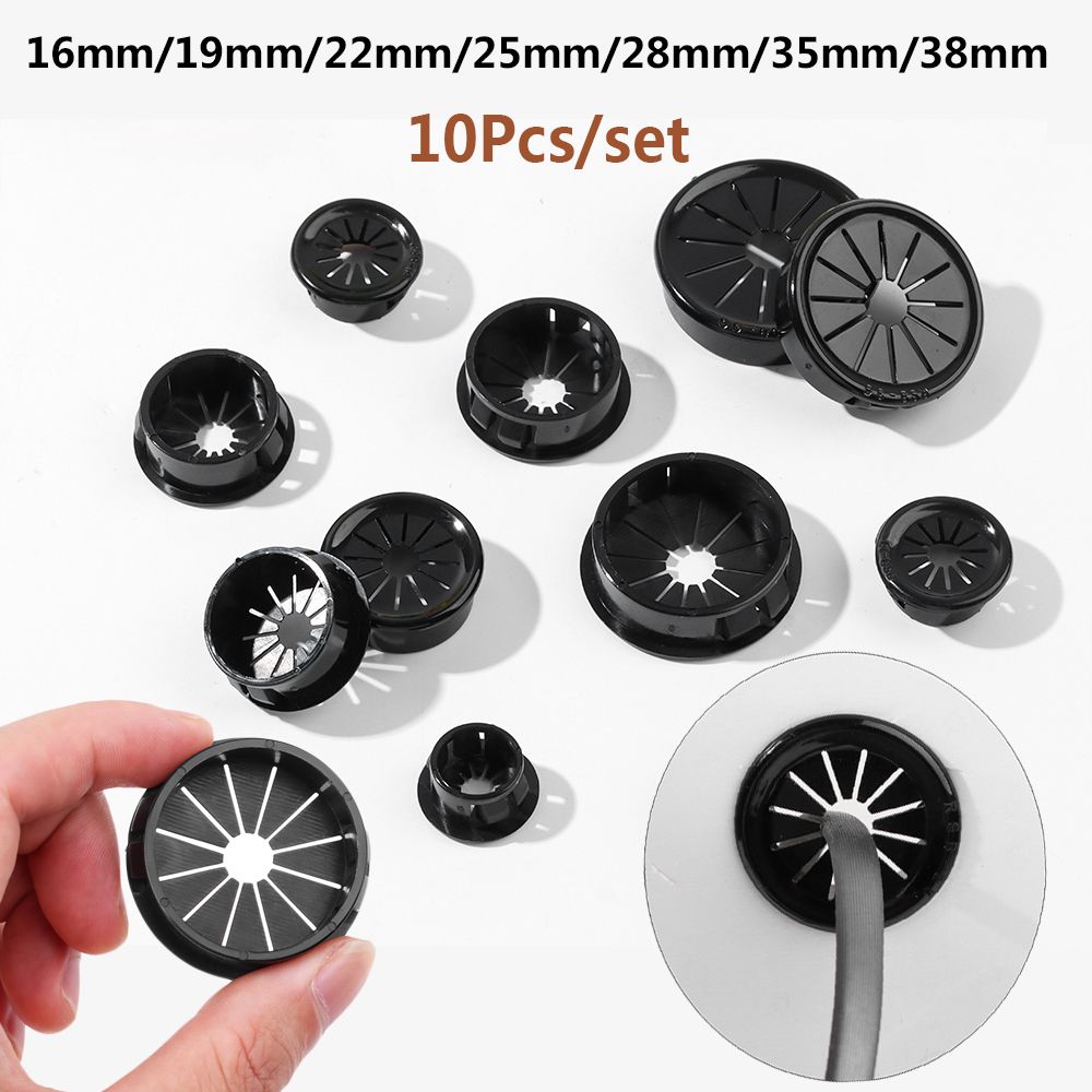 Office Furniture Set - 10 Stks/set Plastic Kabel Gat Cover
