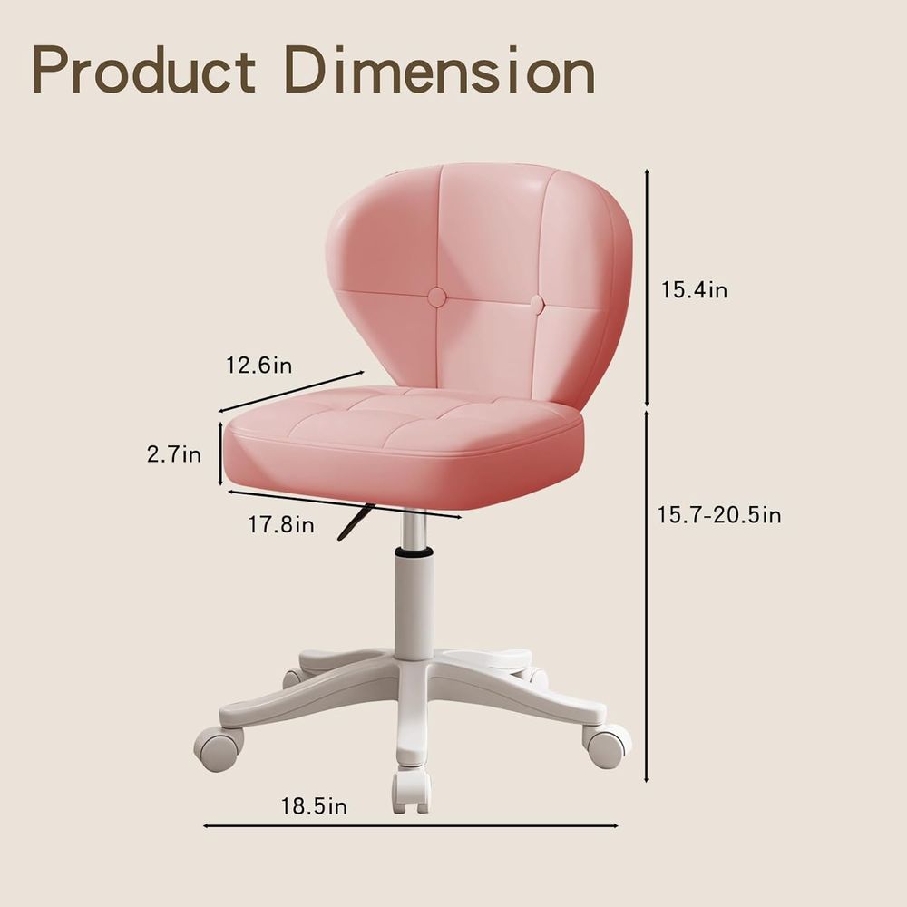 Pluche draaibare bureaustoel m - Office Furniture For Home recensie en prijs