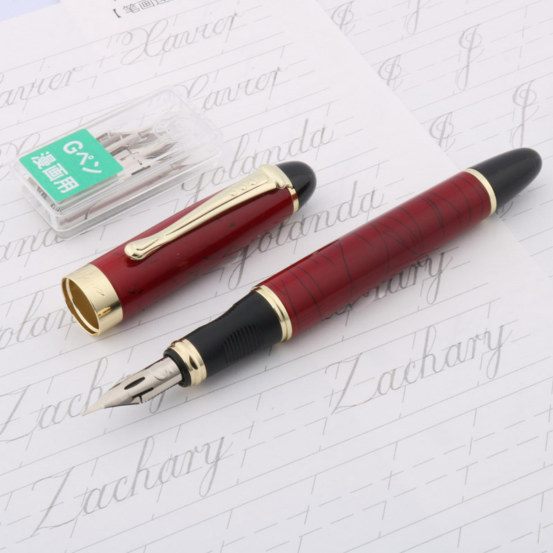 Luxe Jinhao 450 Vulpen Koperpl - Zebra Pen Sarasa recensie en prijs